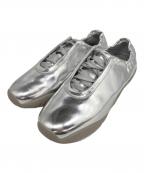 JW PEIジェイダブリューペイ）の古着「Flavia バレリーナ スニーカー」｜シルバー