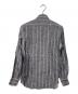 MARIA SANTANGELO (マリア サンタンジェロ) ストライプリネンシャツ グレー サイズ:15：9000円