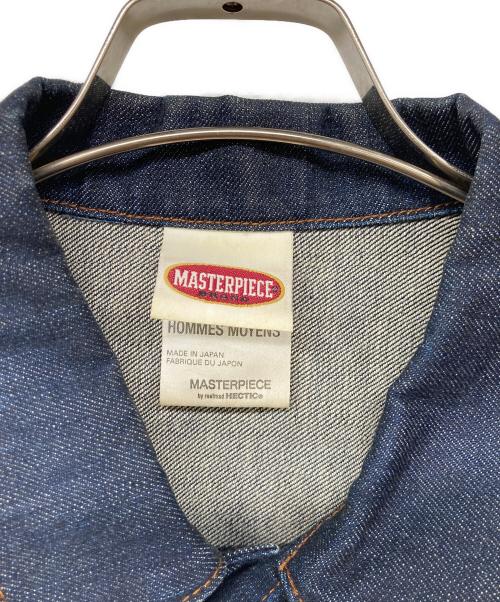 master-piece（マスターピース）master-piece (マスターピース) 袖レザー切替デニムジャケット インディゴ サイズ:Mの古着・服飾アイテム