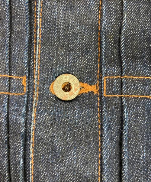 master-piece（マスターピース）master-piece (マスターピース) 袖レザー切替デニムジャケット インディゴ サイズ:Mの古着・服飾アイテム