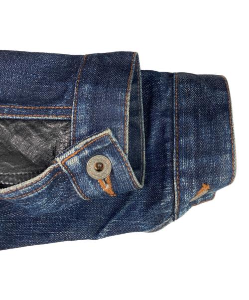 master-piece（マスターピース）master-piece (マスターピース) 袖レザー切替デニムジャケット インディゴ サイズ:Mの古着・服飾アイテム