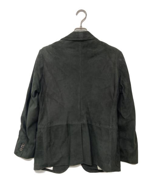 Cinquanta（チンクワンタ）Cinquanta (チンクワンタ) ゴートスウェードテーラードジャケット ブラック サイズ:44の古着・服飾アイテム