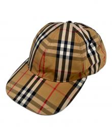 BURBERRY（バーバリー）の古着「ノバチェックコットンキャップ」｜ベージュ