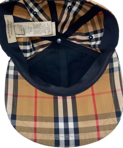 BURBERRY（バーバリー）BURBERRY (バーバリー) ノバチェックコットンキャップ ベージュ サイズ:Mの古着・服飾アイテム