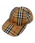 BURBERRY（バーバリー）の古着「ノバチェックコットンキャップ」｜ベージュ