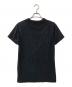 OFFWHITE (オフホワイト) Slim-Fit logo-appliqued Cotton-Jersey T-Shirt Tシャツ ブラック サイズ:XS：6000円