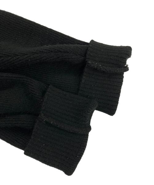 CDG（シーディージー）CDG (シーディージー) Lochaven Of Scotland (ロックエーベン オブ スコットランド) サイドスリットプルオーバーニット ブラック サイズ:XXLの古着・服飾アイテム