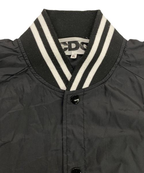 CDG（シーディージー）CDG (シーディージー) Varsity Jacket ブラック サイズ:XLの古着・服飾アイテム