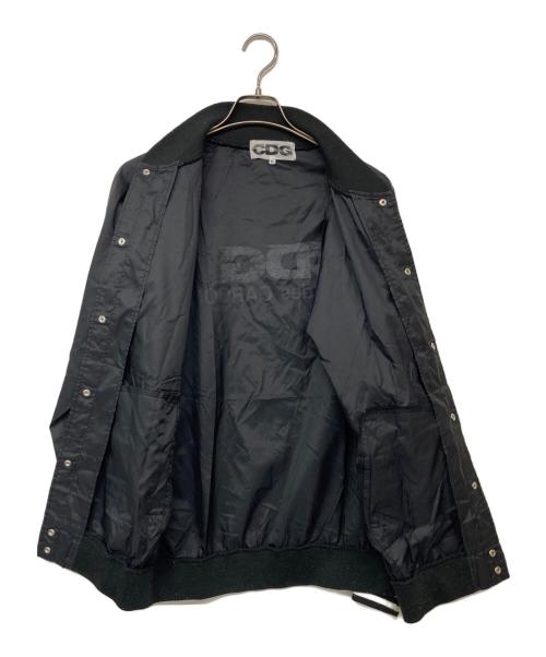 CDG（シーディージー）CDG (シーディージー) Varsity Jacket ブラック サイズ:XLの古着・服飾アイテム