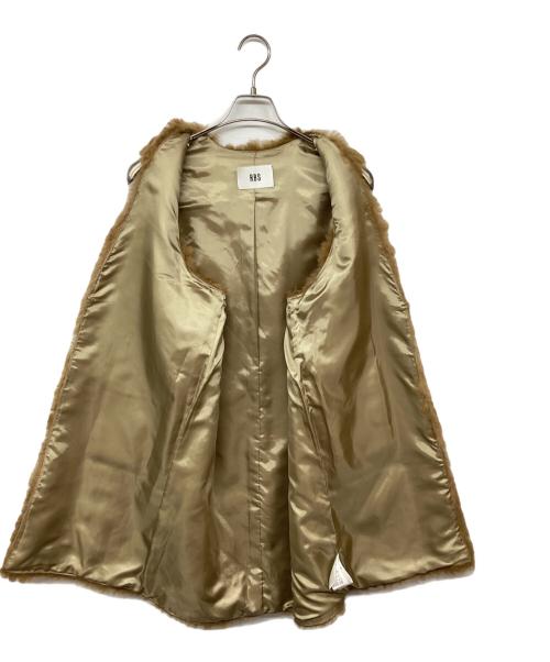 RBS（アールビーエス）RBS (アールビーエス) ラムファー ロングジレ ブラウン サイズ:記載なしの古着・服飾アイテム