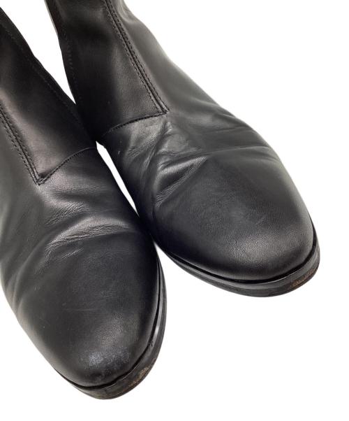 LAD MUSICIAN（ラッドミュージシャン）LAD MUSICIAN (ラッドミュージシャン) サイドジップ ヒールブーツ ブラック サイズ:44の古着・服飾アイテム