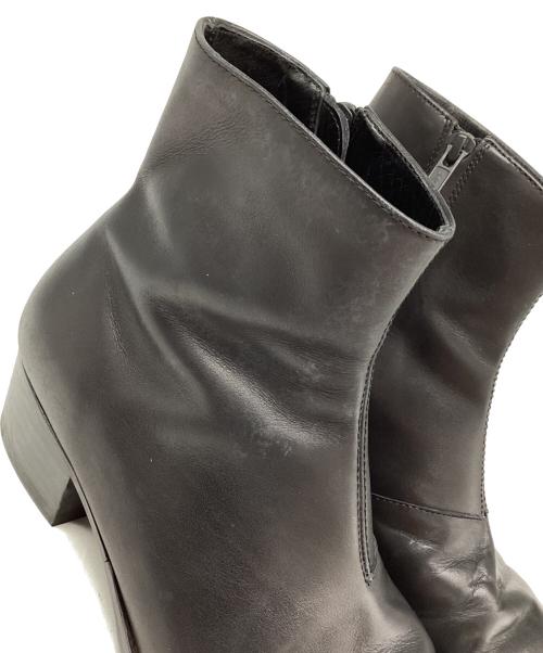 LAD MUSICIAN（ラッドミュージシャン）LAD MUSICIAN (ラッドミュージシャン) サイドジップ ヒールブーツ ブラック サイズ:44の古着・服飾アイテム