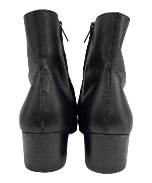 LAD MUSICIAN（ラッドミュージシャン）LAD MUSICIAN (ラッドミュージシャン) サイドジップ ヒールブーツ ブラック サイズ:44の古着・服飾アイテム