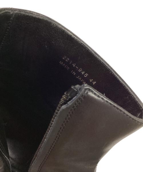 LAD MUSICIAN（ラッドミュージシャン）LAD MUSICIAN (ラッドミュージシャン) サイドジップ ヒールブーツ ブラック サイズ:44の古着・服飾アイテム