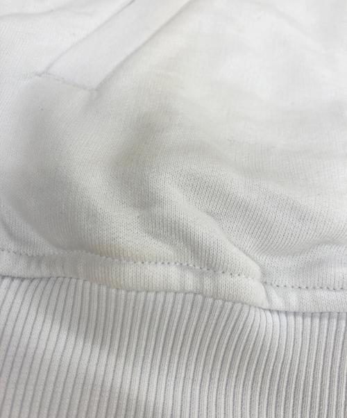 COMME des GARCONS SHIRT（コムデギャルソンシャツ）COMME des GARCONS SHIRT (コムデギャルソンシャツ) Zip Hooded Sweatshirt / ジップパーカー ホワイト サイズ:Lの古着・服飾アイテム