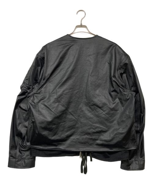 meanswhile（ミーンズワイル）meanswhile (ミーンズワイル) Dress Satin Reversible 4Way JKT ブラック サイズ:3の古着・服飾アイテム