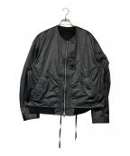 meanswhileミーンズワイル）の古着「Dress Satin Reversible 4Way JKT」｜ブラック
