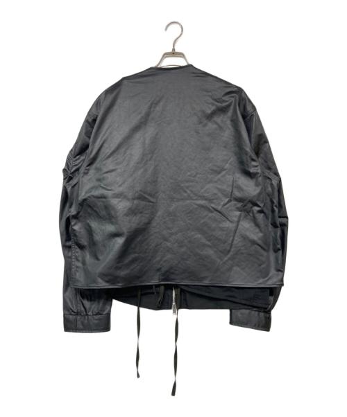 meanswhile（ミーンズワイル）meanswhile (ミーンズワイル) Dress Satin Reversible 4Way JKT ブラック サイズ:3の古着・服飾アイテム