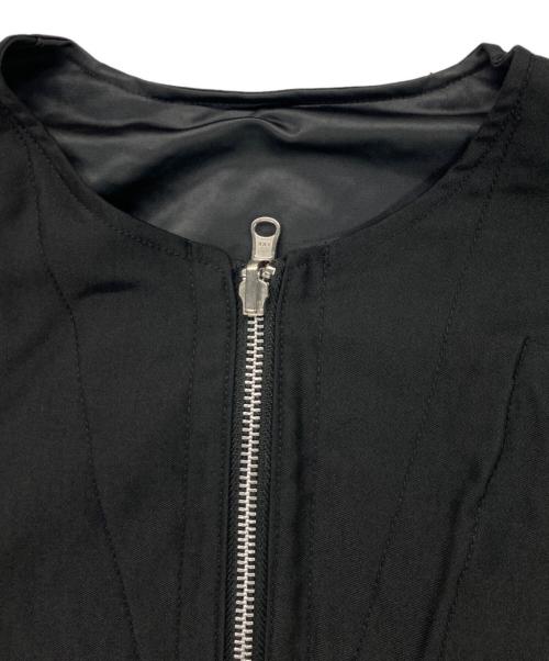 meanswhile（ミーンズワイル）meanswhile (ミーンズワイル) Dress Satin Reversible 4Way JKT ブラック サイズ:3の古着・服飾アイテム