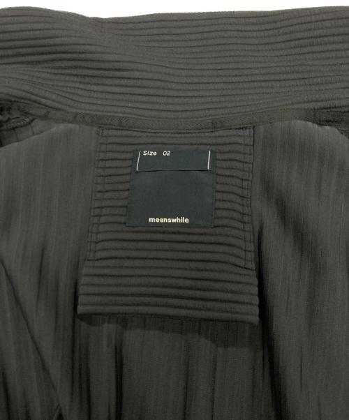 meanswhile（ミーンズワイル）meanswhile (ミーンズワイル) Uneven Anonymous Coverall カバーオール グレー サイズ:2の古着・服飾アイテム