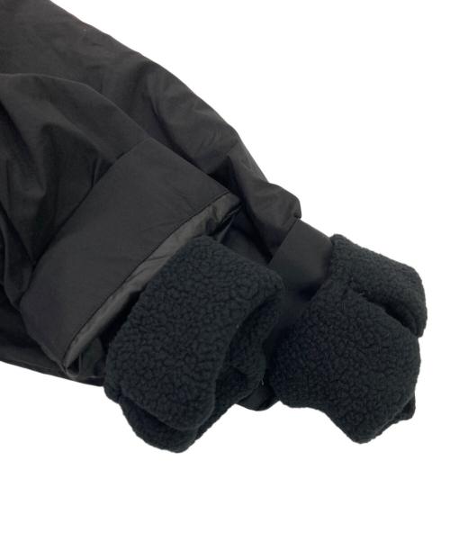 meanswhile（ミーンズワイル）meanswhile (ミーンズワイル) PolartecR Fleece Overwrap JKT ブラック サイズ:2の古着・服飾アイテム