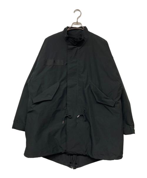 meanswhile（ミーンズワイル）meanswhile (ミーンズワイル) Folding Field Parka meanswhile モッズコート ブラック サイズ:2の古着・服飾アイテム