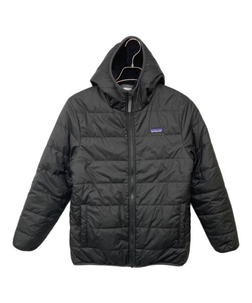 Patagonia（パタゴニア）Patagonia (パタゴニア) キッズ・リバーシブル・レディ・フレディ・フーディ ブラック サイズ:XL 14 キッズ規格の古着・服飾アイテム