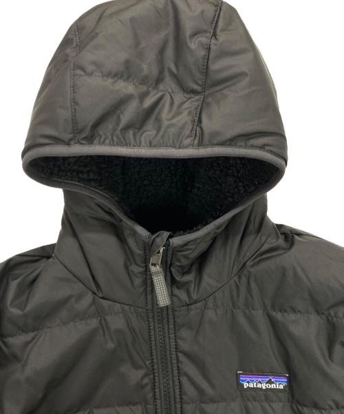 Patagonia（パタゴニア）Patagonia (パタゴニア) キッズ・リバーシブル・レディ・フレディ・フーディ ブラック サイズ:XL 14 キッズ規格の古着・服飾アイテム