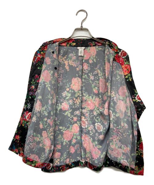 COMME des GARCONS COMME des GARCONS（コムデギャルソン コムデギャルソン）COMME des GARCONS COMME des GARCONS (コムデギャルソン コムデギャルソン) 花柄チャイナシャツ ブラック サイズ:Lの古着・服飾アイテム