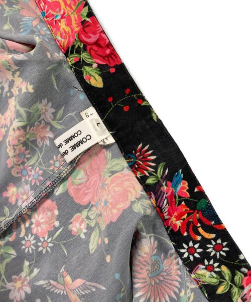 COMME des GARCONS COMME des GARCONS（コムデギャルソン コムデギャルソン）COMME des GARCONS COMME des GARCONS (コムデギャルソン コムデギャルソン) 花柄チャイナシャツ ブラック サイズ:Lの古着・服飾アイテム