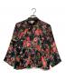 COMME des GARCONS COMME des GARCONS（コムデギャルソン コムデギャルソン）の古着「花柄チャイナシャツ」｜ブラック