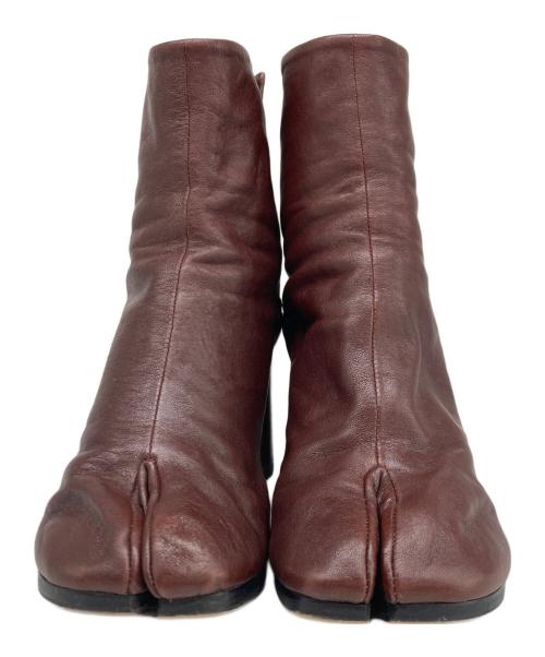 Maison Margiela（メゾンマルジェラ）Maison Margiela (メゾンマルジェラ) Tabi アンクルブーツ ブラウン サイズ:37の古着・服飾アイテム