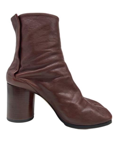 Maison Margiela（メゾンマルジェラ）Maison Margiela (メゾンマルジェラ) Tabi アンクルブーツ ブラウン サイズ:37の古着・服飾アイテム