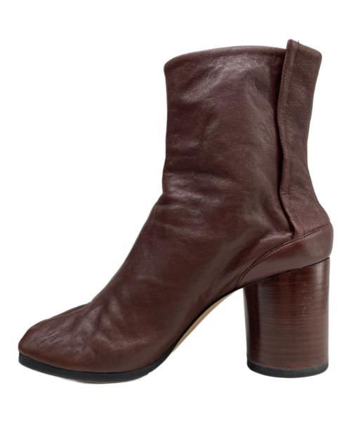 Maison Margiela（メゾンマルジェラ）Maison Margiela (メゾンマルジェラ) Tabi アンクルブーツ ブラウン サイズ:37の古着・服飾アイテム