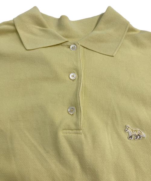 maison kitsune（メゾンキツネ）maison kitsune (メゾンキツネ) BABY FOXポロシャツ イエロー サイズ:Sの古着・服飾アイテム