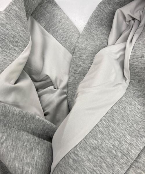 Ameri（アメリ）AMERI (アメリ) PONCHO SILHOUETTE JERSEY TOP グレー サイズ:Fの古着・服飾アイテム