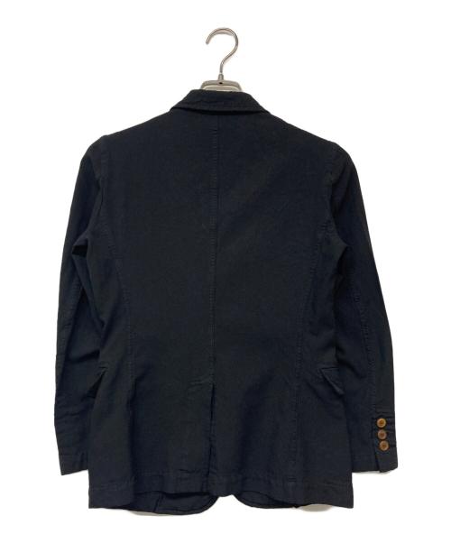 COMME des GARCONS HOMME PLUS（コムデギャルソンオムプリュス）COMME des GARCONS HOMME PLUS (コムデギャルソンオムプリュス) 縮絨テーラードジャケット ブラック サイズ:XSの古着・服飾アイテム