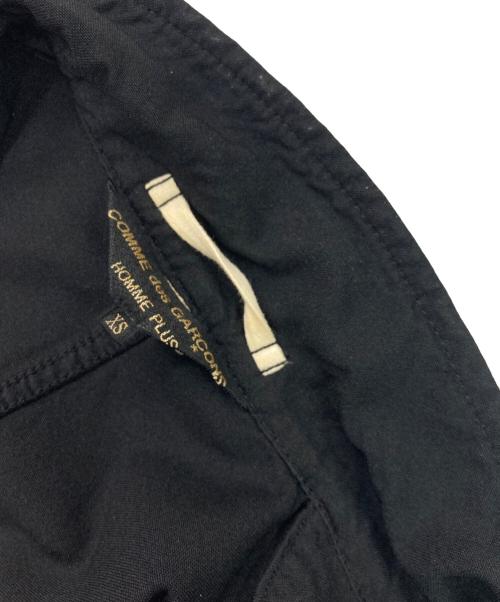 COMME des GARCONS HOMME PLUS（コムデギャルソンオムプリュス）COMME des GARCONS HOMME PLUS (コムデギャルソンオムプリュス) 縮絨テーラードジャケット ブラック サイズ:XSの古着・服飾アイテム
