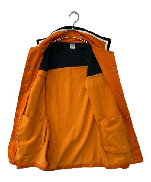 adidas（アディダス）adidas (アディダス) 70-80`Sスナップトラックジャケット オレンジの古着・服飾アイテム