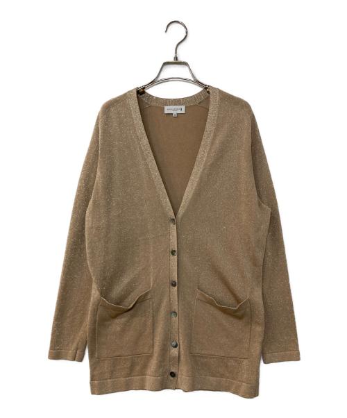 MACKINTOSH LONDON（マッキントッシュ ロンドン）MACKINTOSH LONDON (マッキントッシュ ロンドン) ラメカーディガン ブラウン サイズ:38の古着・服飾アイテム