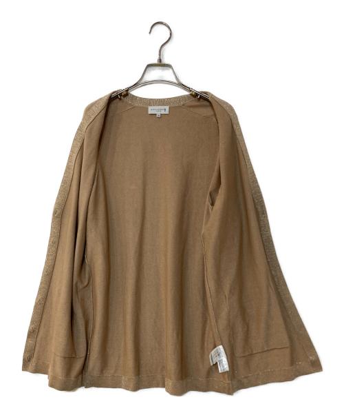 MACKINTOSH LONDON（マッキントッシュ ロンドン）MACKINTOSH LONDON (マッキントッシュ ロンドン) ラメカーディガン ブラウン サイズ:38の古着・服飾アイテム