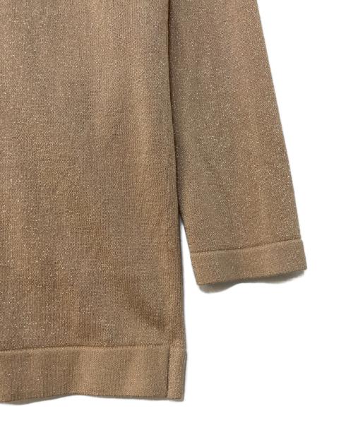 MACKINTOSH LONDON（マッキントッシュ ロンドン）MACKINTOSH LONDON (マッキントッシュ ロンドン) ラメカーディガン ブラウン サイズ:38の古着・服飾アイテム