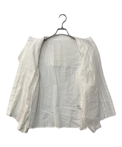 CADUNE（カデュネ）CADUNE (カデュネ) アイレットカラーブラウス ホワイト サイズ:38の古着・服飾アイテム