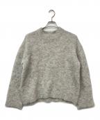 Gypsohilaジプソフィア）の古着「Alpaca Shaggy Pullover / アルパカシャギープルオーバー」｜グレー