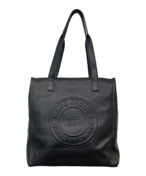 MARC JACOBS（マークジェイコブズ）MARC JACOBS (マークジェイコブズ) レザーシグネットトートバッグ ブラックの古着・服飾アイテム