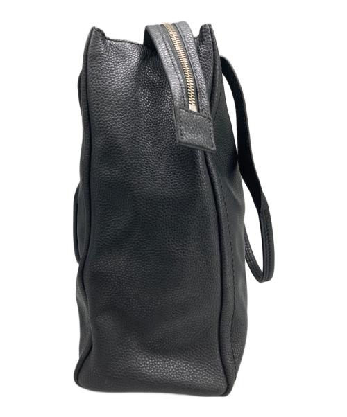 MARC JACOBS（マークジェイコブズ）MARC JACOBS (マークジェイコブズ) レザーシグネットトートバッグ ブラックの古着・服飾アイテム