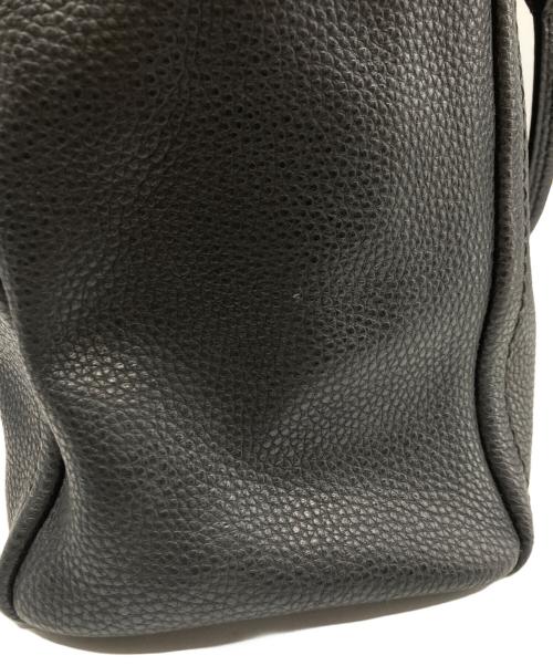 MARC JACOBS（マークジェイコブズ）MARC JACOBS (マークジェイコブズ) レザーシグネットトートバッグ ブラックの古着・服飾アイテム