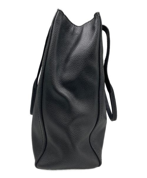 MARC JACOBS（マークジェイコブズ）MARC JACOBS (マークジェイコブズ) レザーシグネットトートバッグ ブラックの古着・服飾アイテム