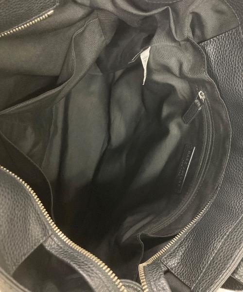 MARC JACOBS（マークジェイコブズ）MARC JACOBS (マークジェイコブズ) レザーシグネットトートバッグ ブラックの古着・服飾アイテム