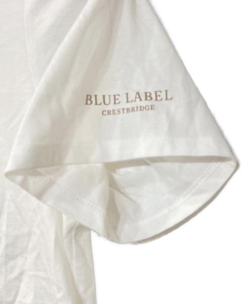 BLUE LABEL CRESTBRIDGE（ブルーレーベルクレストブリッジ）BLUE LABEL CRESTBRIDGE (ブルーレーベルクレストブリッジ) セットアップエプロンドレス ベージュ サイズ:36の古着・服飾アイテム